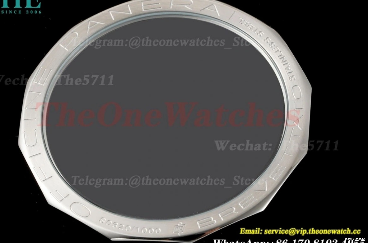 Dial SS 47mm HWF NY Luminor PAM606 Black A3000 0129